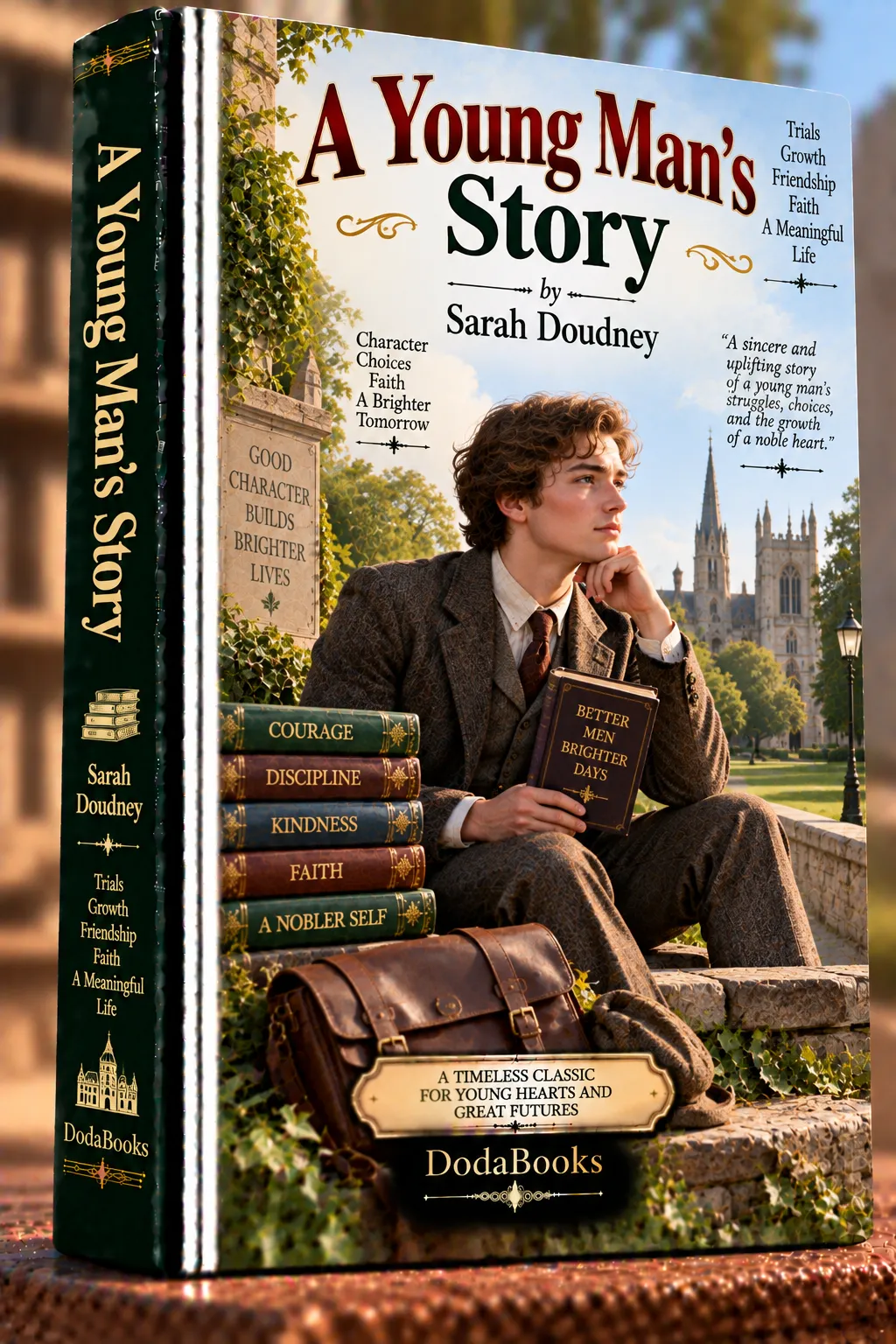 A Young Man's Story Book Cover