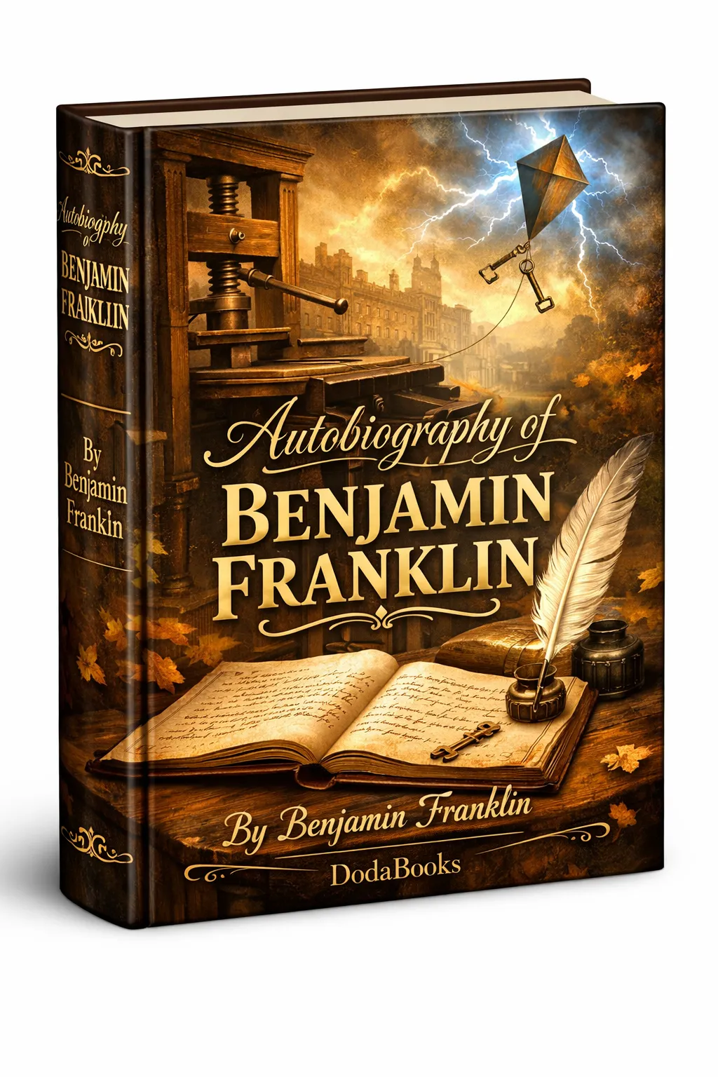 Autobiography of Benjamin Franklin annotated edition cover