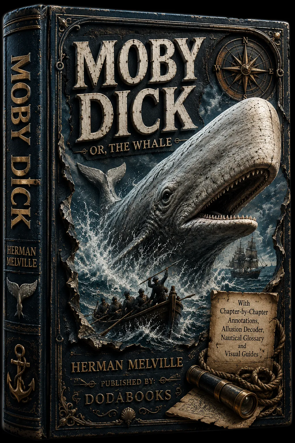 Moby-Dick Annotated Edition cover